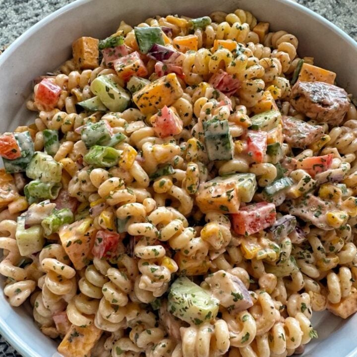 BBQ Chicken Pasta Salad