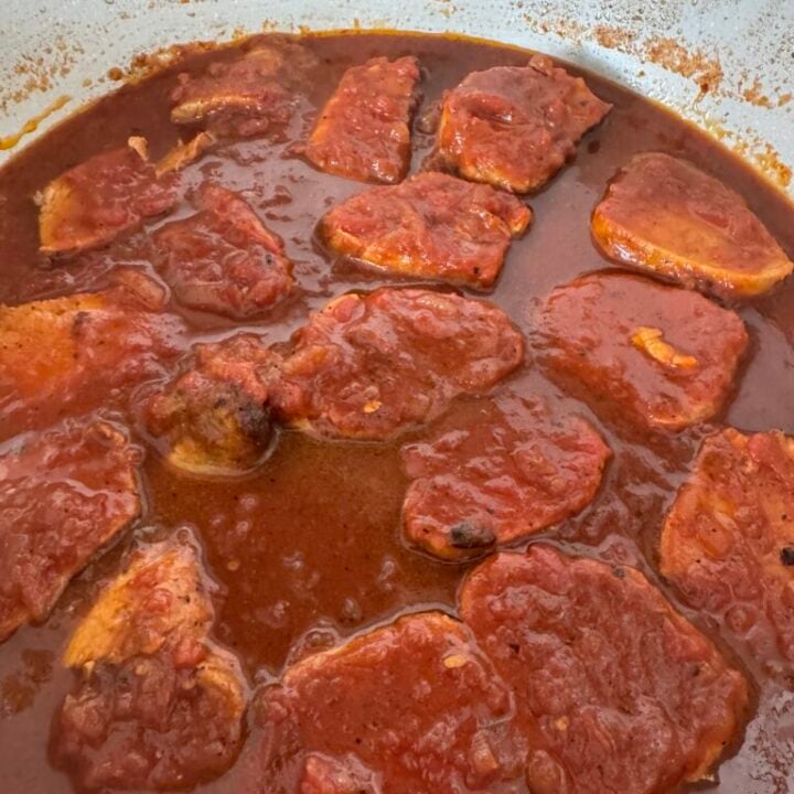 Pork Medallions In Mexican Red Sauce Recipe