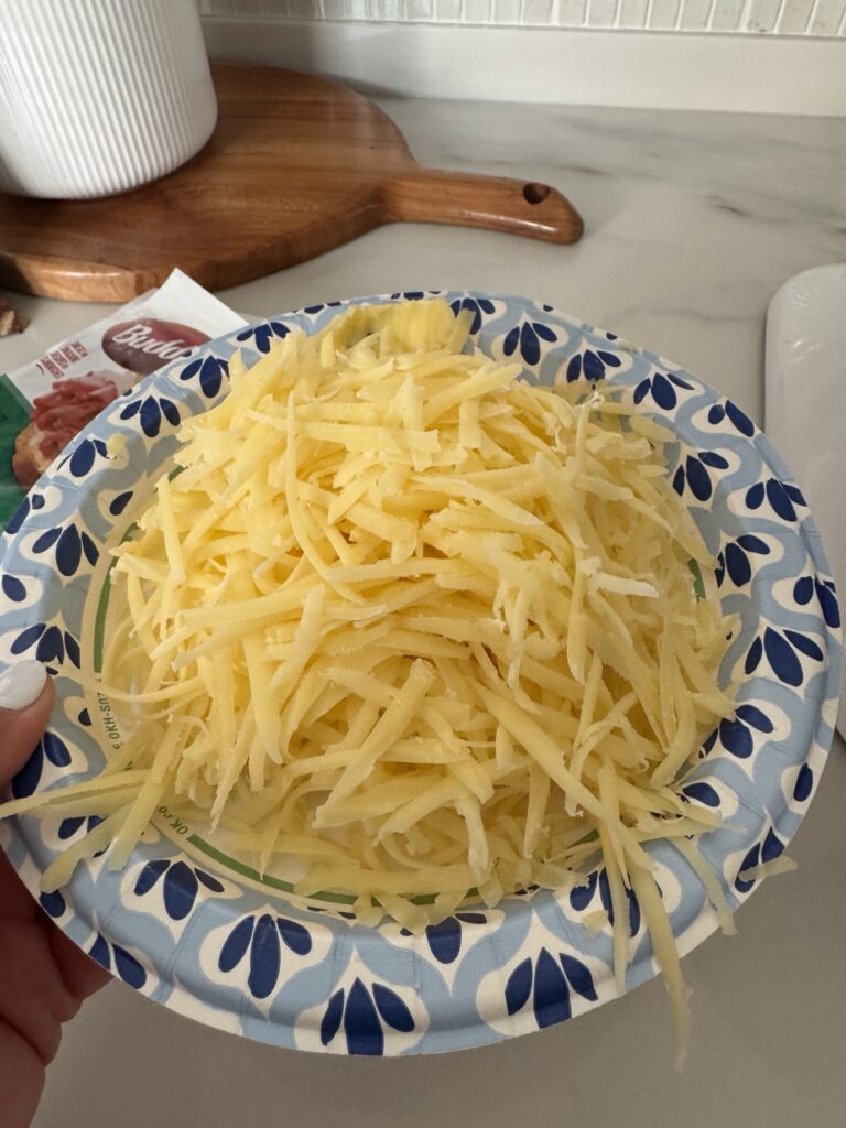 Grated cheese