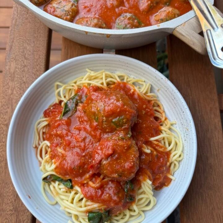 Summer Spaghetti and Meatballs