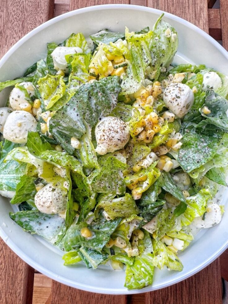 Summer Sweet Corn Salad with Beau Monde Dressing Recipe