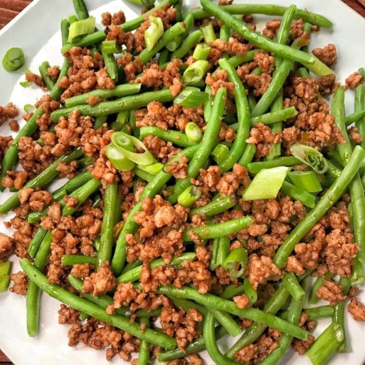 Green Beans with Asian Pork