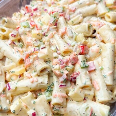 Cheddar Sour Cream Macaroni Salad