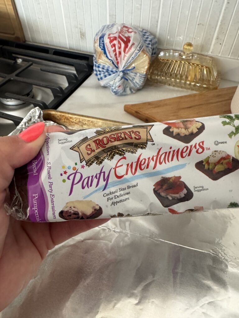 A package of S. Rosen's cocktail breads
