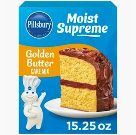 PIllsbury Golden Butter cake mix