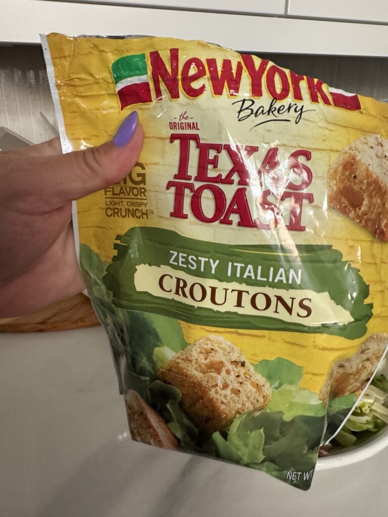 A package of Texas Toast croutons