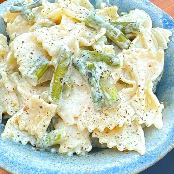 Creamy Asparagus Bow Tie Pasta Recipe
