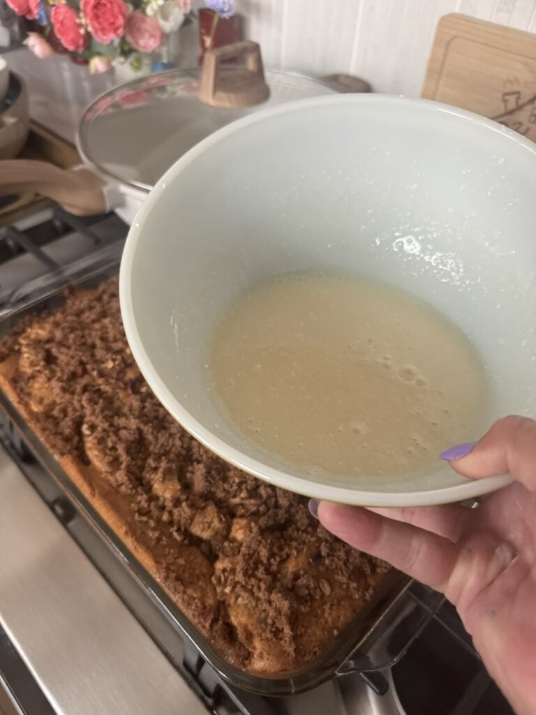 A bowl of the glaze
