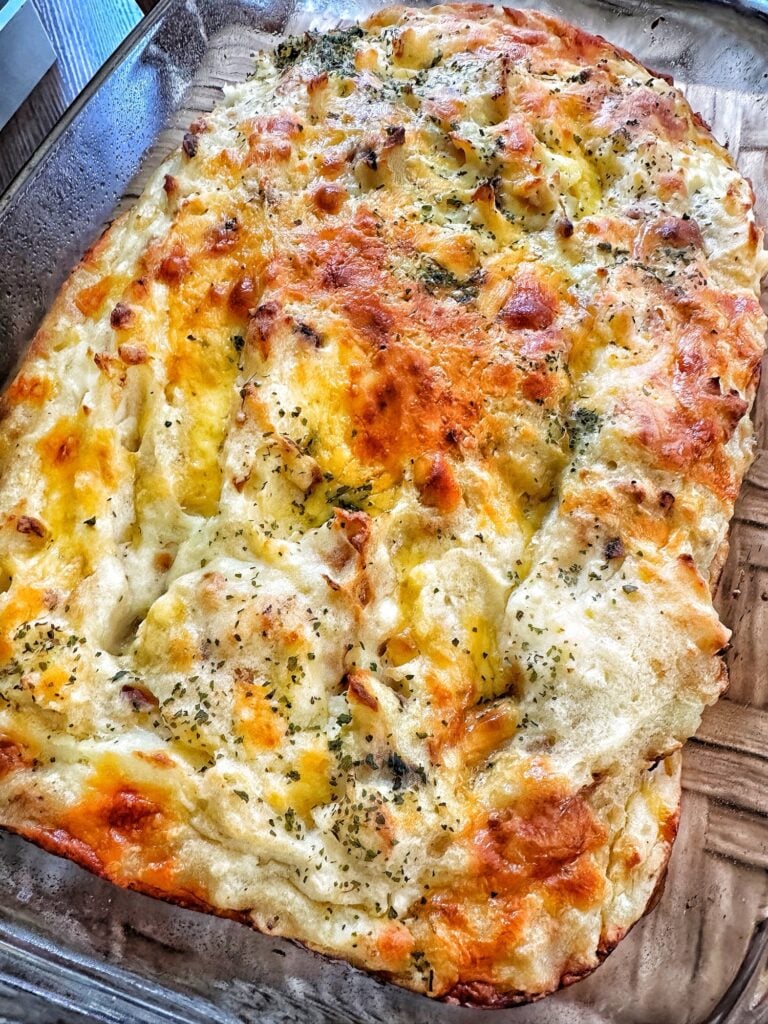 The finished casserole