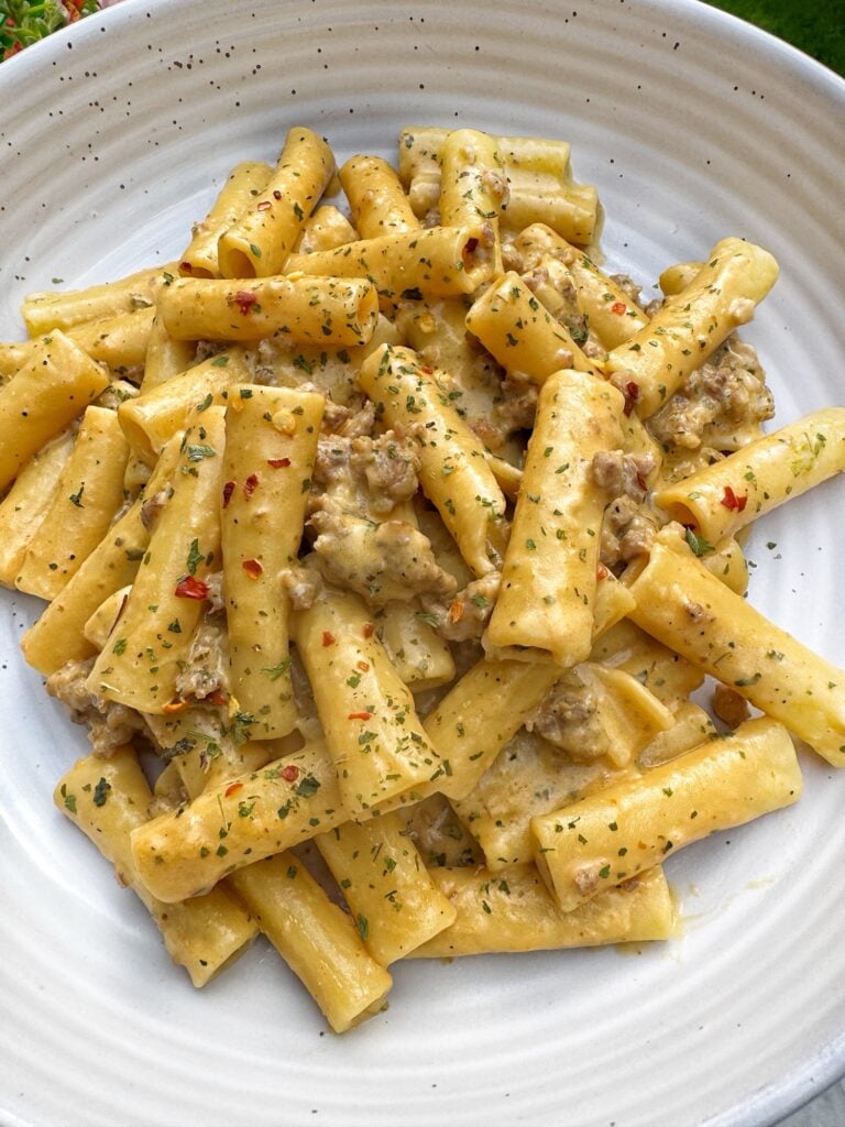 Creamy Sausage Pumpkin Pasta