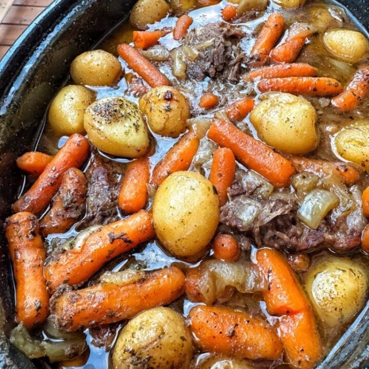 Pot Roast with potatoes and carrots