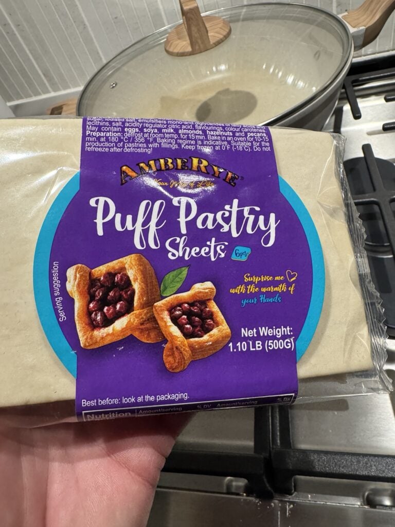 Puff pastry sheets