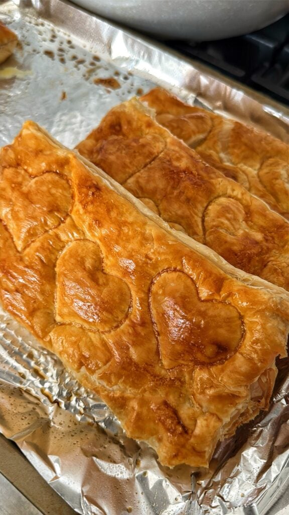 Puff pastry toppers