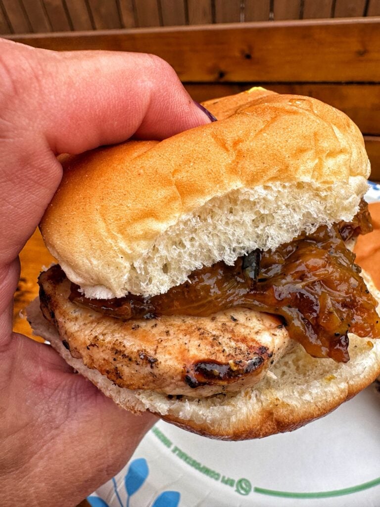 Maxwell Style Pork Chop Sandwich