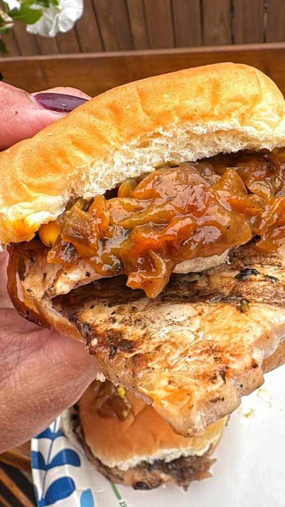Maxwell Street Style Pork Chop Sandwiches Recipe