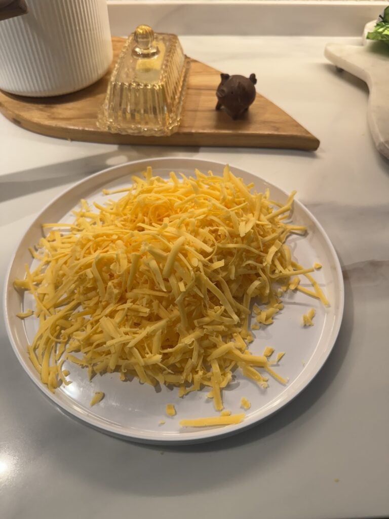 Shredded cheese