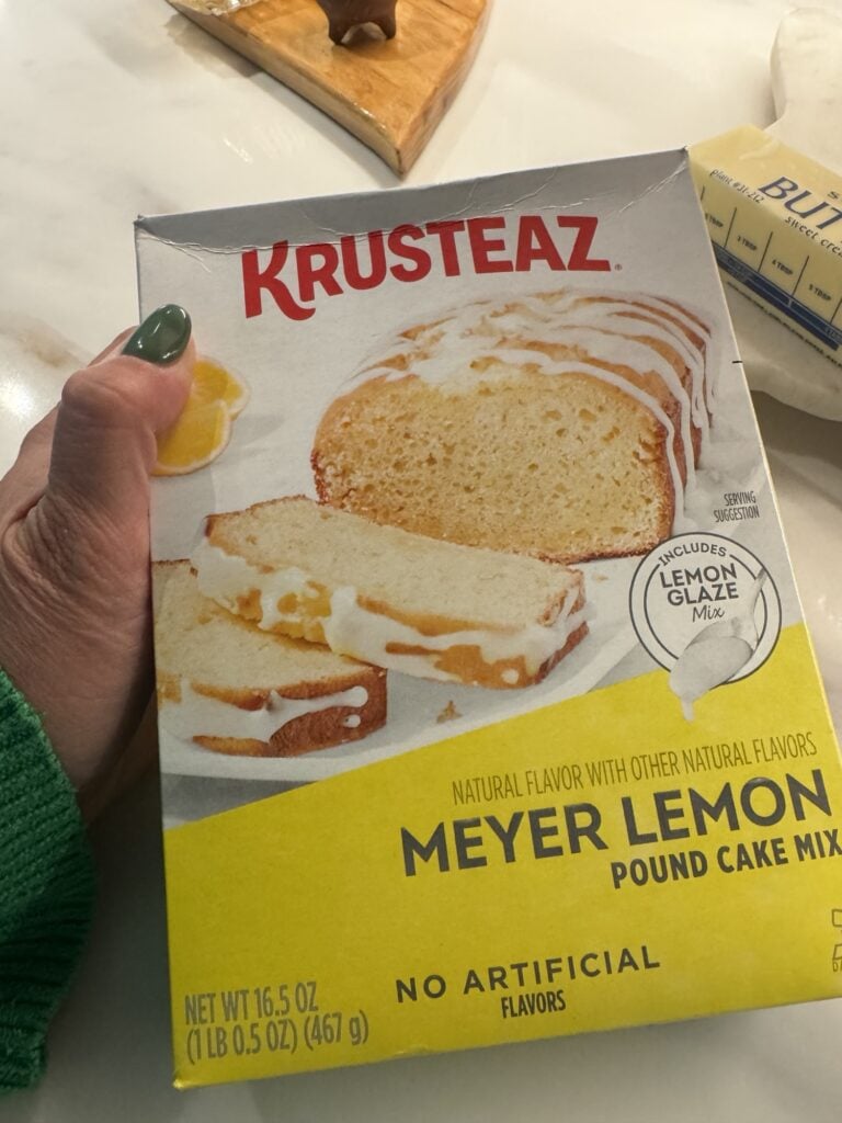 Meyer lemon pound cake mix