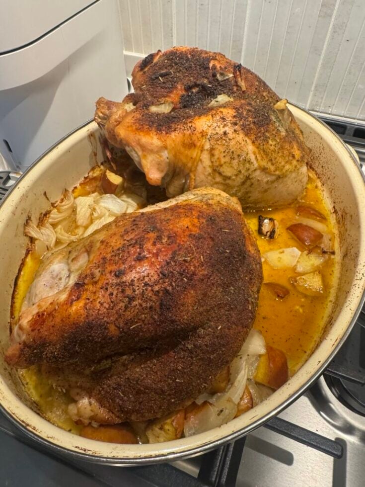 Easy Slow Roasted Bone-In Turkey Breast Recipe