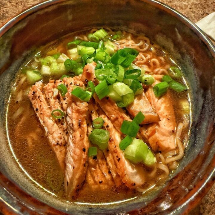 Pork Chop Ramen Soup