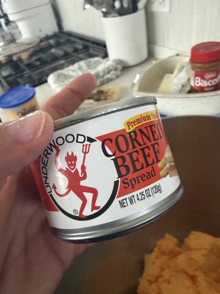 Underwood Corned Beef Spread in a can