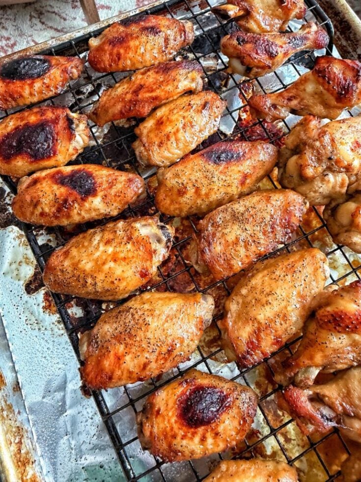 Miso & Honey Marinated Chicken Wings