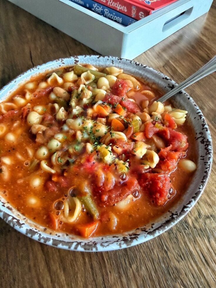 Minestrone soup