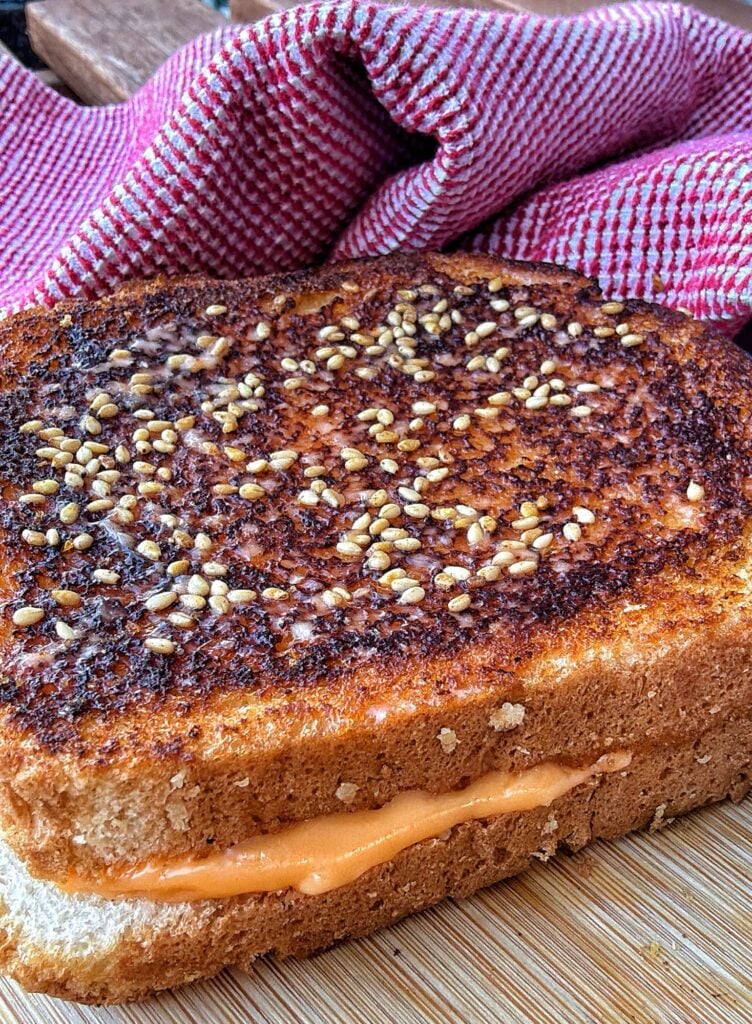 Meatless Cheeseburger Grilled Cheese