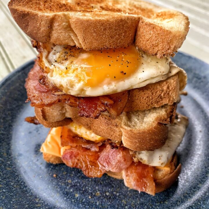 Sunny Side Up Fried Egg Sandwich