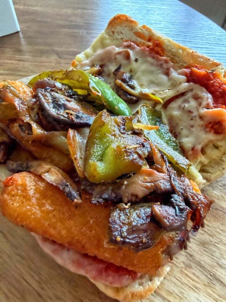 Toasted Mozzarella Stick Sub Sandwiches