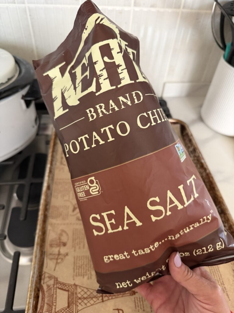 A bag of kettle chips