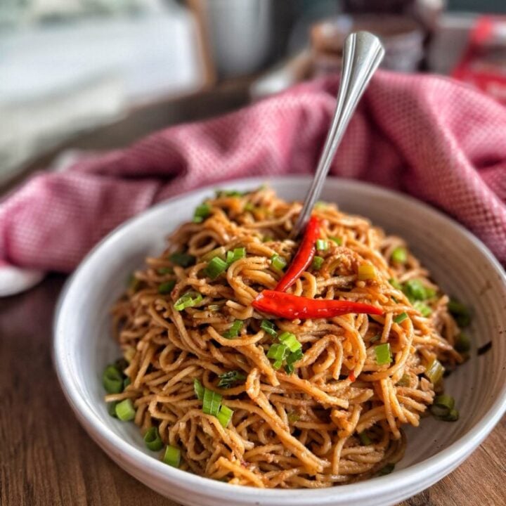 Stir Fried Peanut Noodles