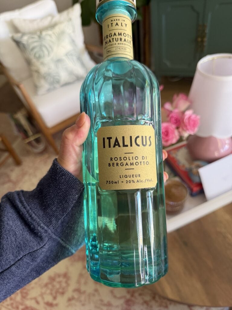 A bottle of Italicus liqueur 