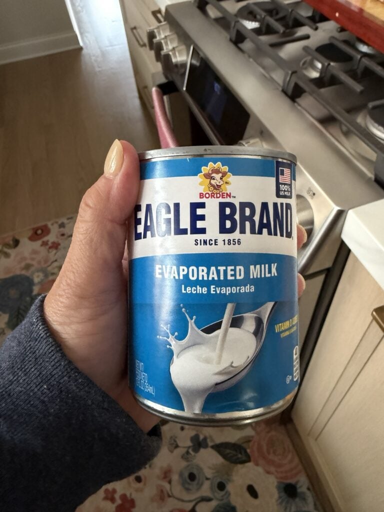 A can of evaporated milk