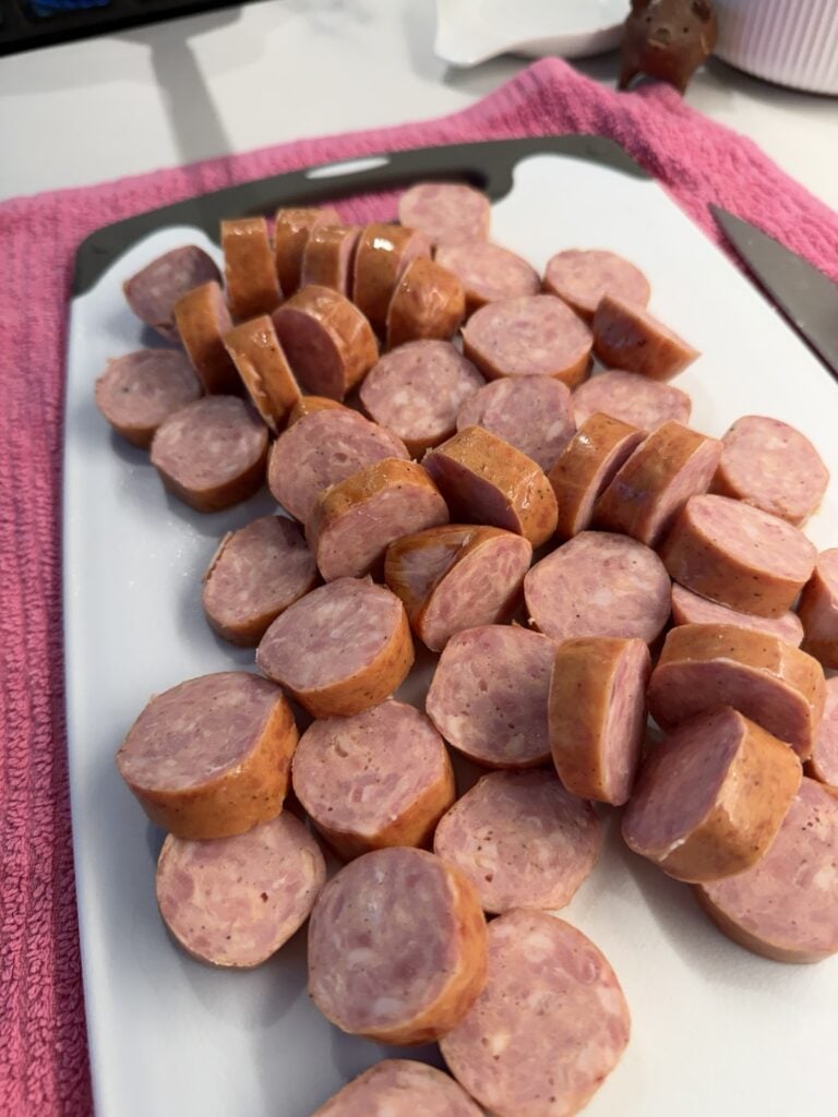 Sausage slices