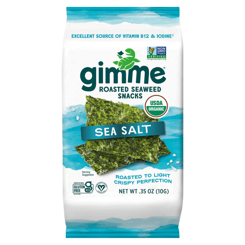 A package of seaweed snacks