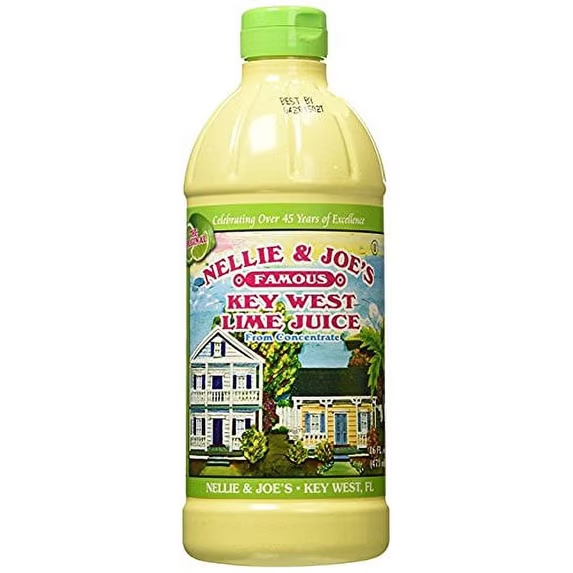 A bottle of Key Lime juice