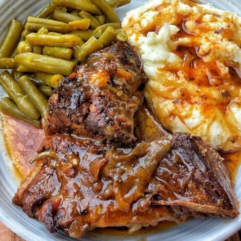 Steakhouse Onion Pot Roast Recipe