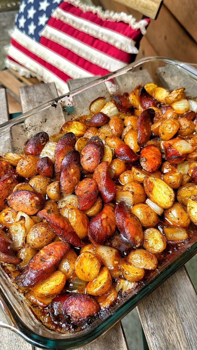 Firecracker Sausage & Potatoes - The Tipsy Housewife