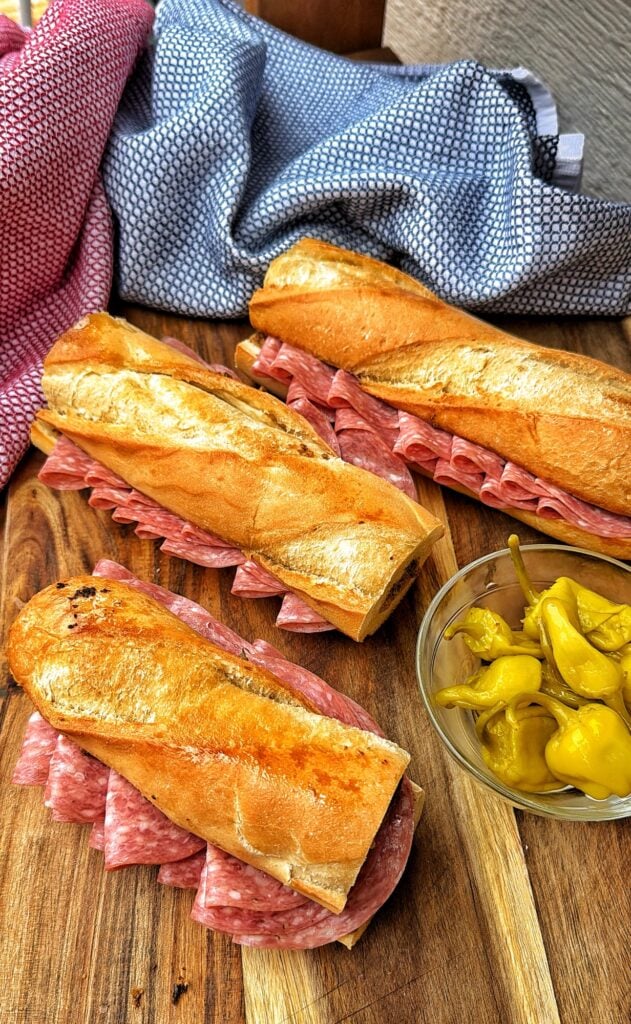 Ultimate Salami Baguettes