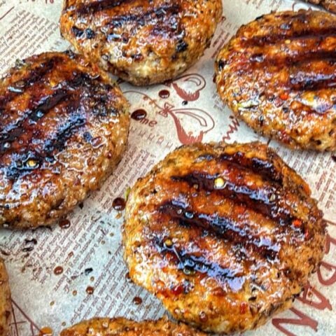 Thai Peanut Chicken Patties Recipe