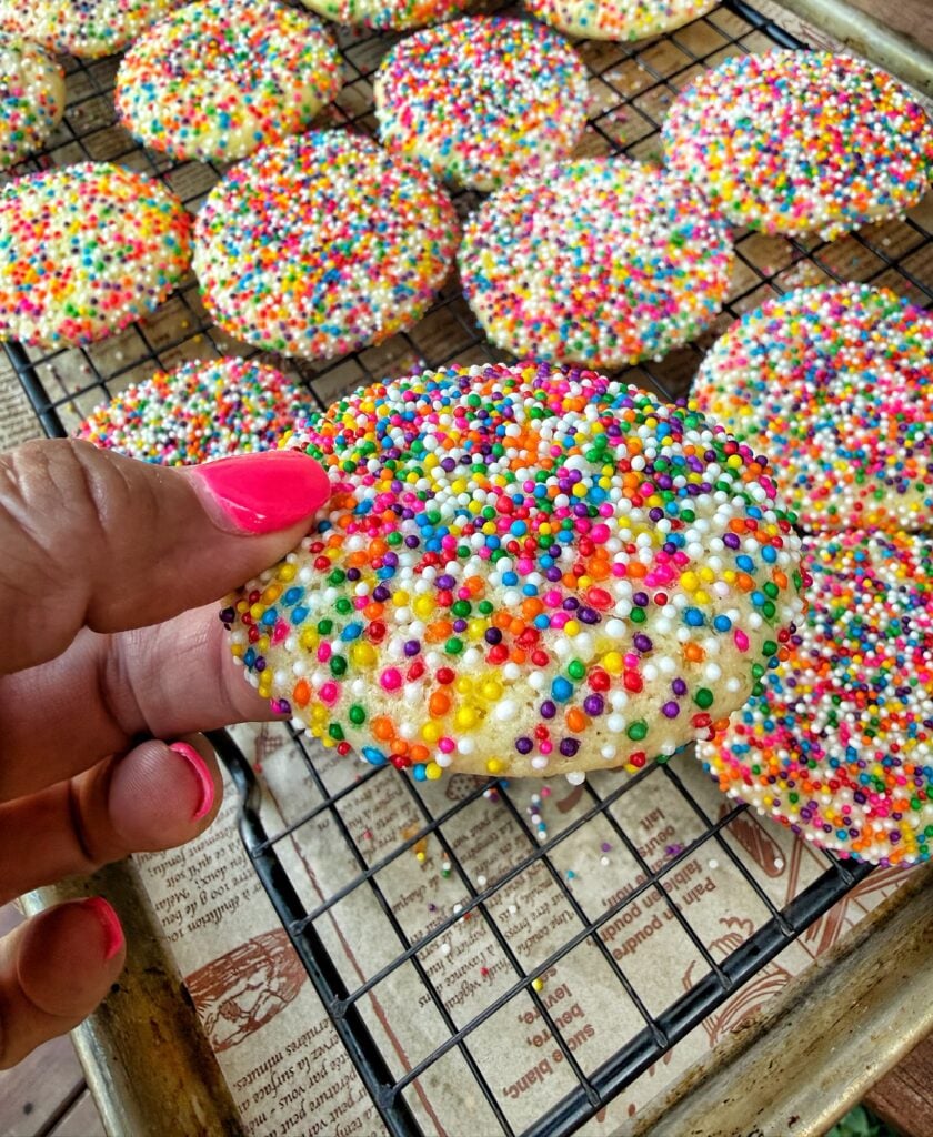 Birthday Cake Sprinkle Cookies