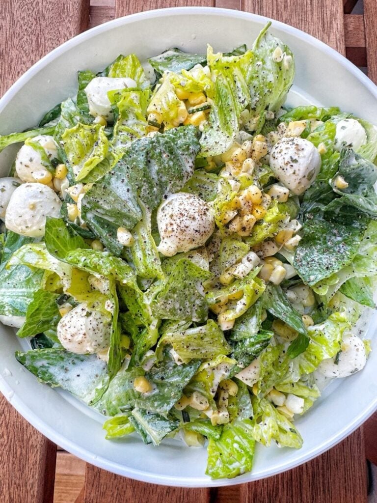 Summer Sweet Corn Salad with Beau Monde Dressing