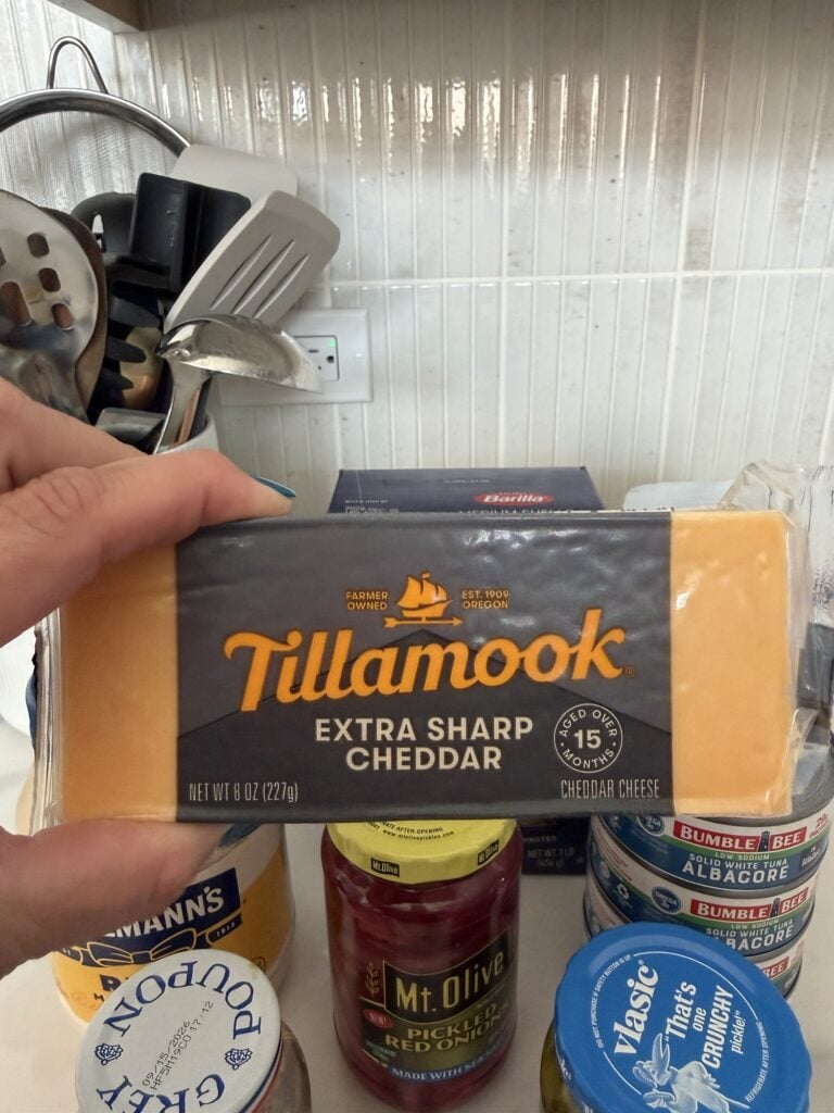 Extra Sharp Cheddar Cheese Before Dicing