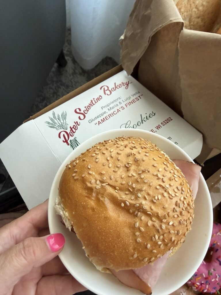 A ham sandwich