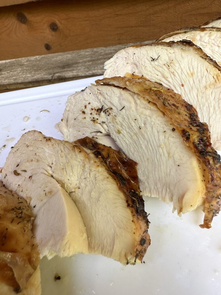 sliced turkey for leftovers