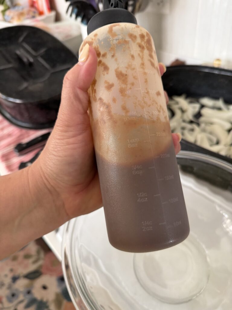 a squueze bottle of A1 sauce