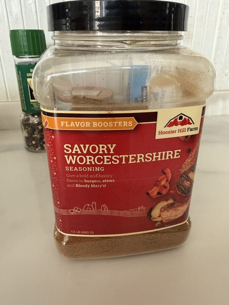 Worcestershire powder for adding savory flavor to roasted cauliflower.