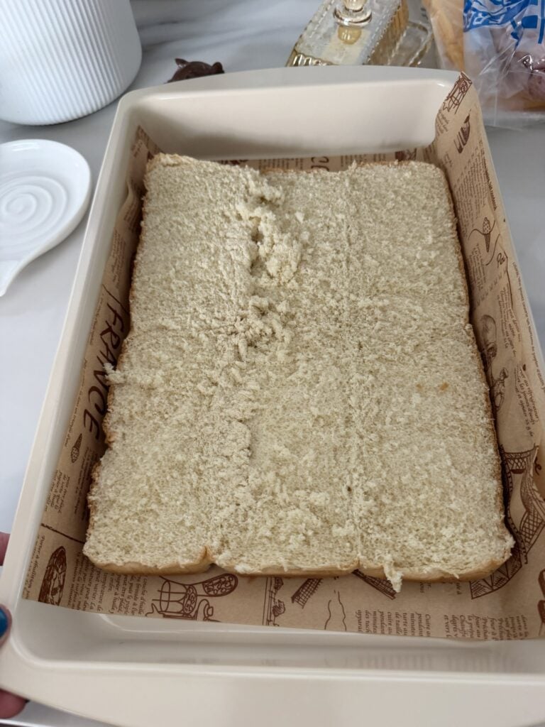 A sheet of the bottom half of slider buns