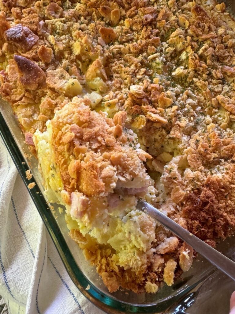Easy Eggs Benedict Casserole