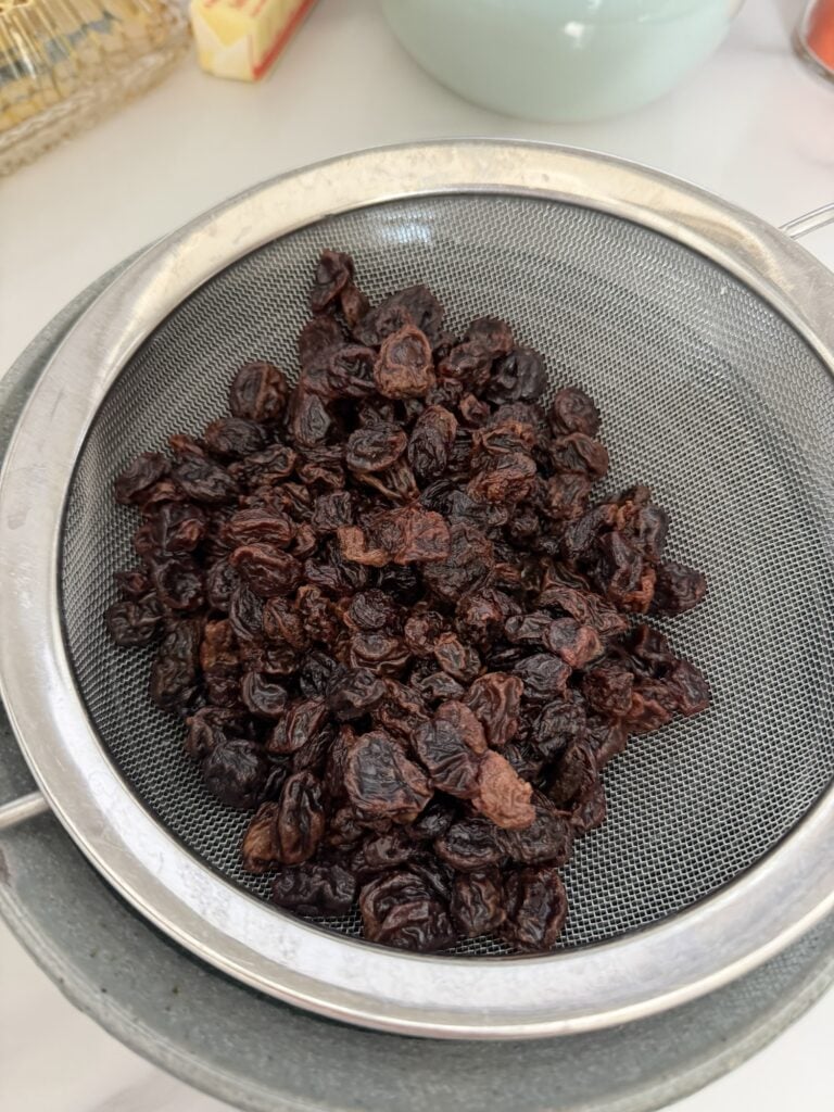 Jumbo Flame raisins used in oatmeal raisin cookies